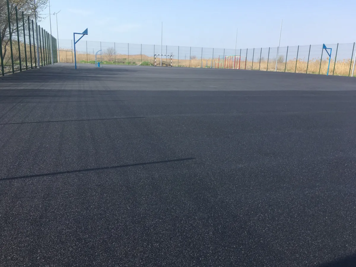 Poured in place rubber surfacing installed by B-Cool Rubber Surfacing