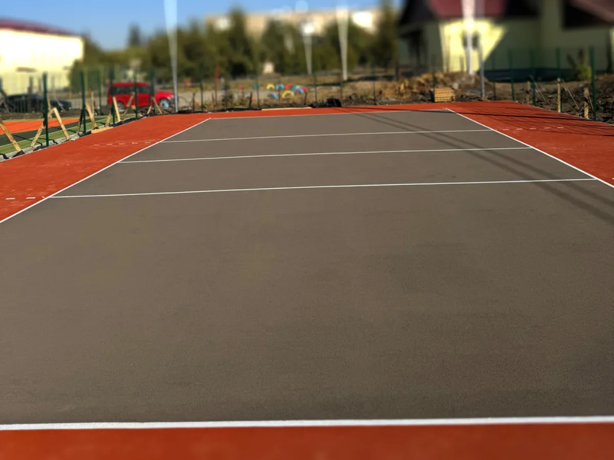Poured in place rubber surfacing installed by B-Cool Rubber Surfacing