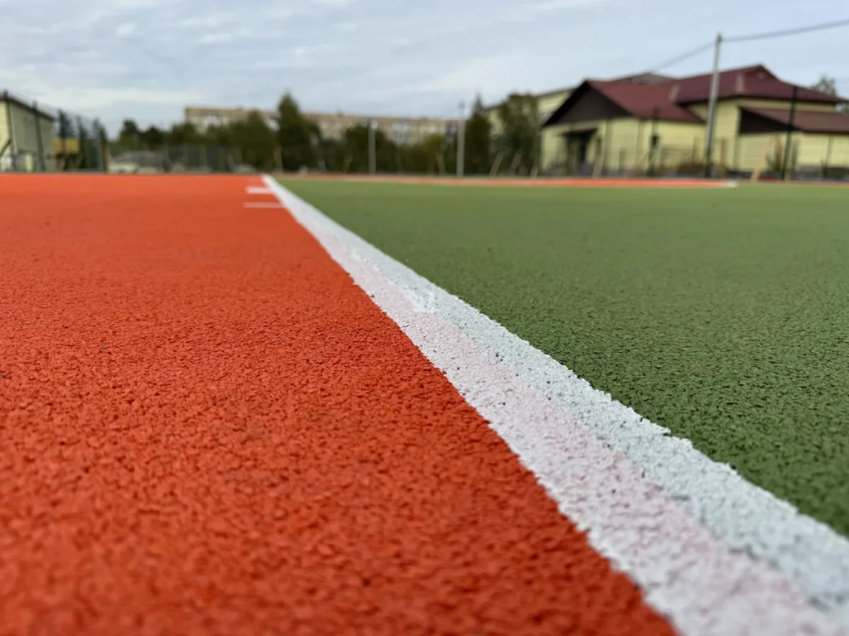 Poured in place rubber surfacing installed by B-Cool Rubber Surfacing