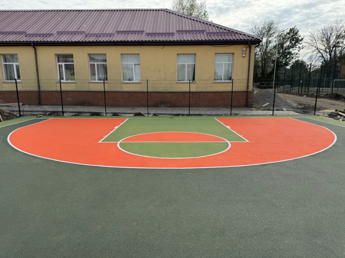 Sports court surfacing project