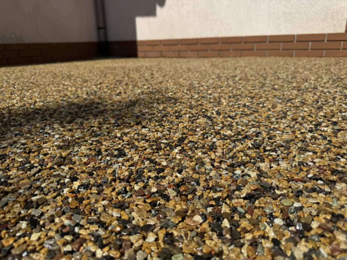 Poured in place rubber surfacing installed by B-Cool Rubber Surfacing