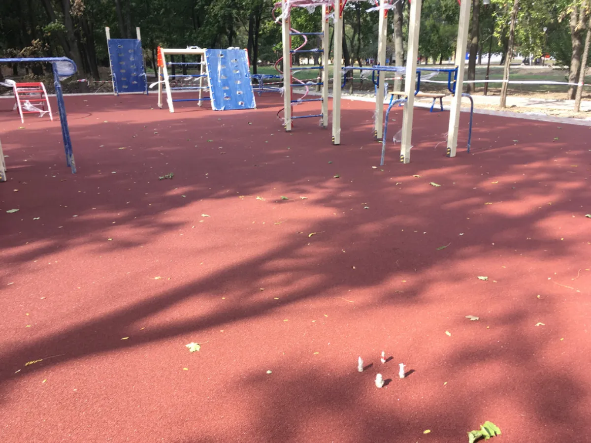 Playground surface