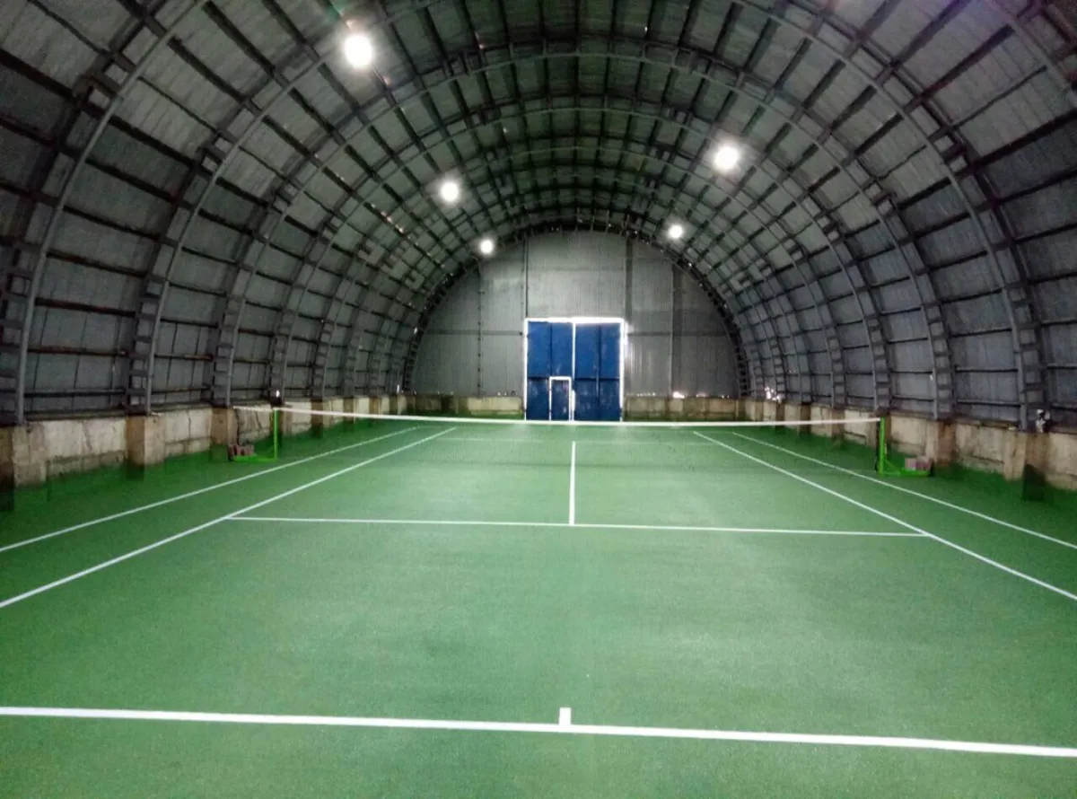 Sports surface for tennis